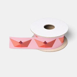 Papierhut mit breiter Grosgrain-Schleife Satinband