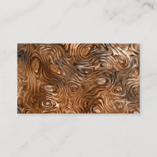 Papierkarte "Kupfer" weiß Visitenkarte