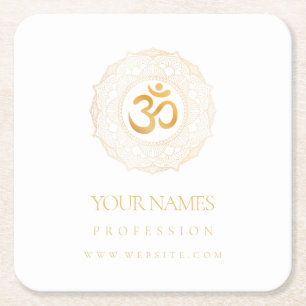 PAPIERKARTE UNTERSETZER BUSINESS CARD : GOLD MANDA