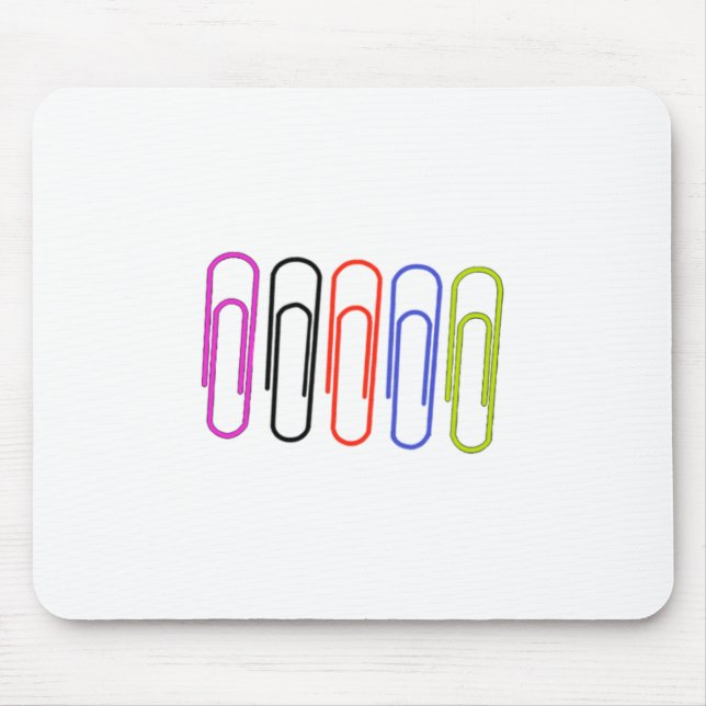 Papierklammer Mousepad (Vorne)