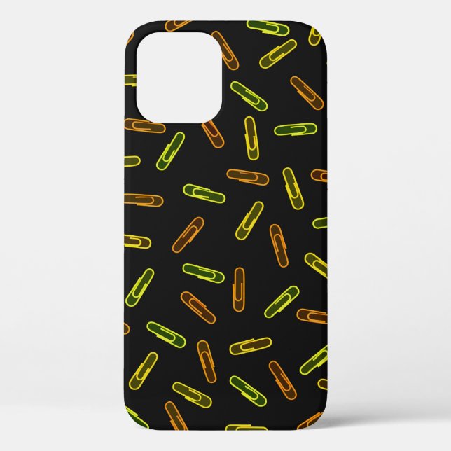 Papierklammern Case-Mate iPhone Hülle (Rückseite)