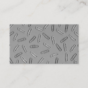 Papierklammern Visitenkarte