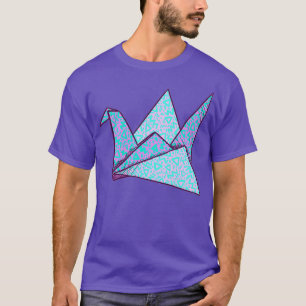 Papierkran durch die nächtliche Blues T-Shirt