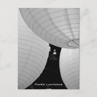Papierlaternen Postkarte