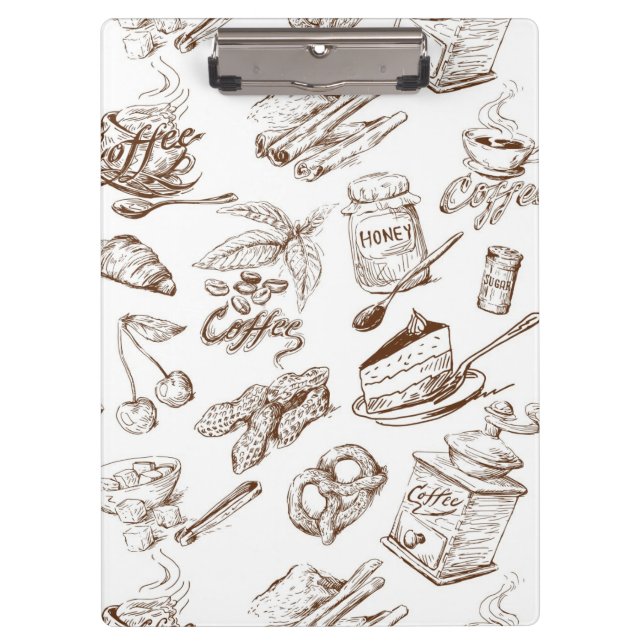 Papiermuster Klemmbrett (Vorderseite)