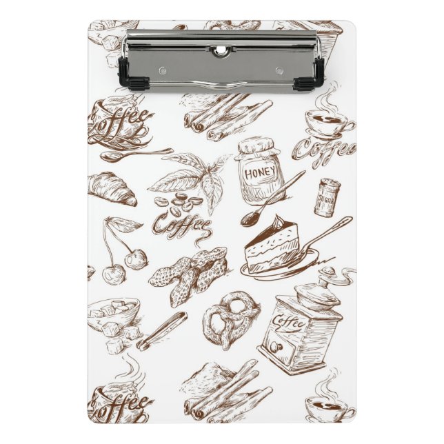 Papiermuster Mini Klemmbrett (Vorderseite)