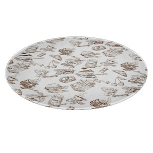 Papiermuster Schneidebrett