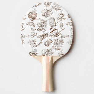 Papiermuster Tischtennis Schläger
