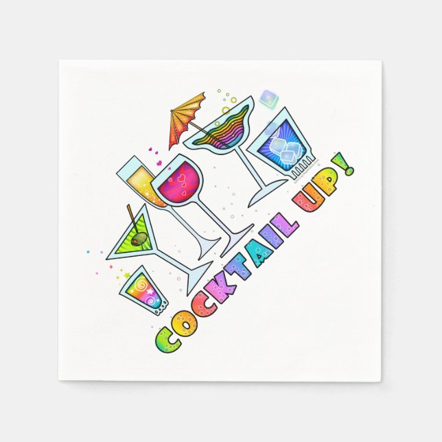 PAPIERNAPKINDER SERVIETTE (Vorderseite)