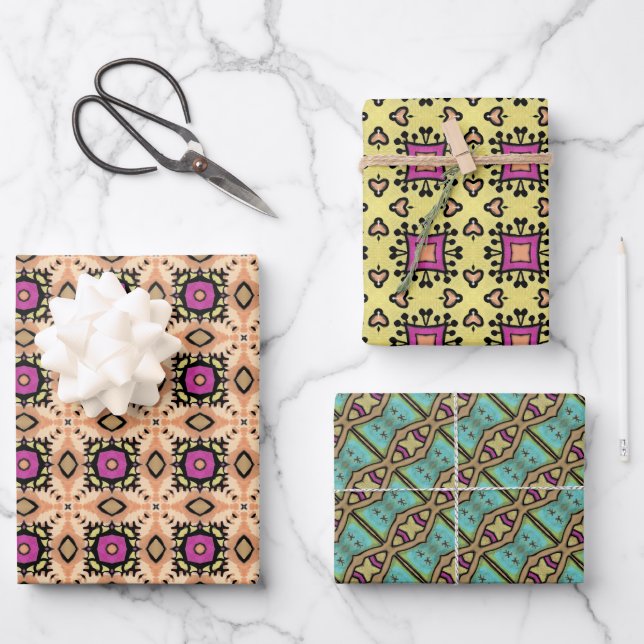 Papierpaket 105 geschenkpapier set (Vorderseite)