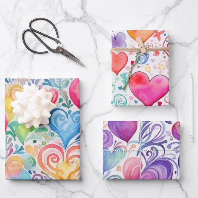 Papierpaket 290 geschenkpapier set (Vorderseite)