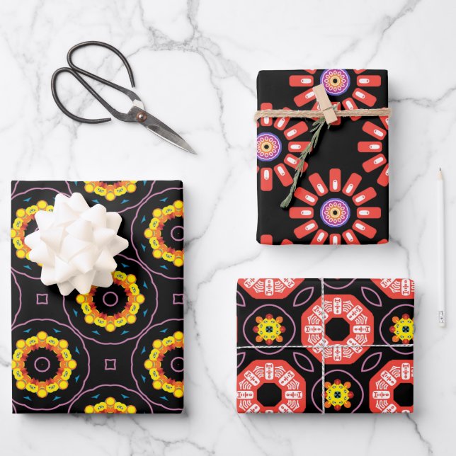 Papierpaket 45 geschenkpapier set (Vorderseite)