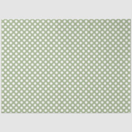 Papierpapier zu den Netzteilen "Weiße Polka" Seidenpapier