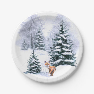 Papierplatte, 7" Rundpapierplatte, Pappteller