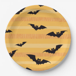 Papierplatte Baby Dusche für Little Boo Halloween. Pappteller