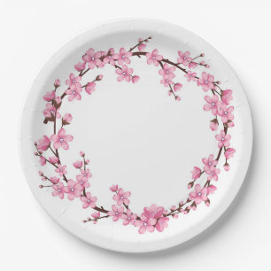 PAPIERPLATTE: BLOSSOM-SCHREIBEN PAPPTELLER
