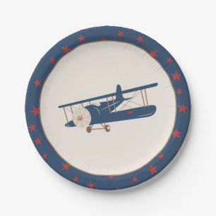 Papierplatte des Flugzeugs Pappteller