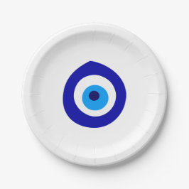 Papierplatte "Evil Eye" Pappteller