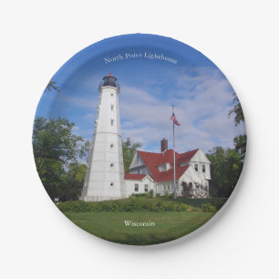 Papierplatte für Nord Point Lighthouse Pappteller