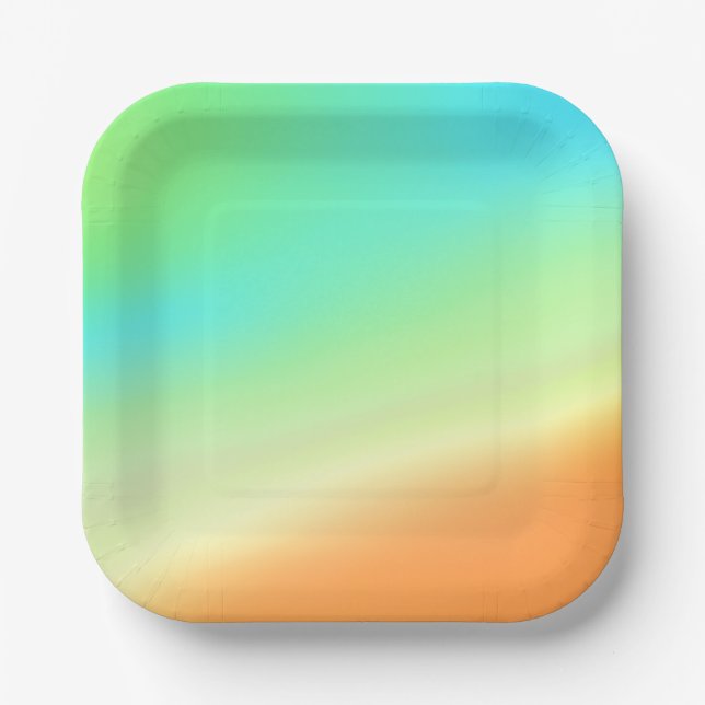 Papierplatte im Südwesten Pappteller (Vorderseite)