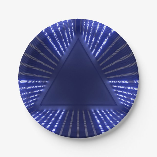 Papierplatte Pappteller (Vorderseite)