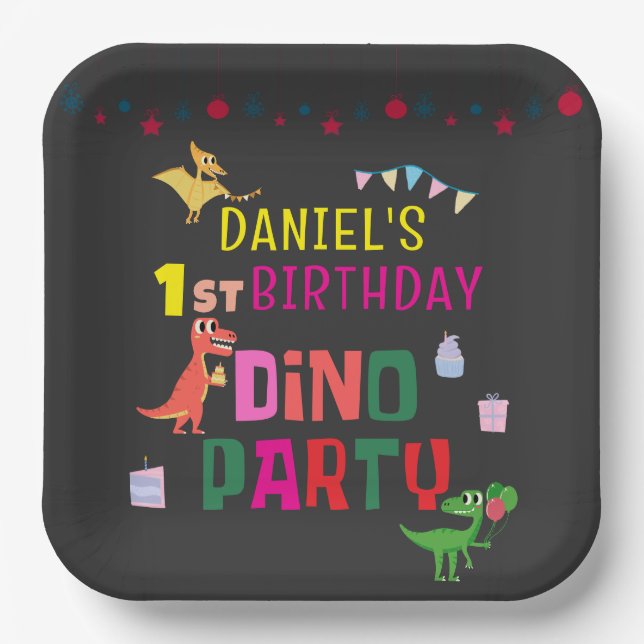 Papierplatte Pappteller (Vorderseite)