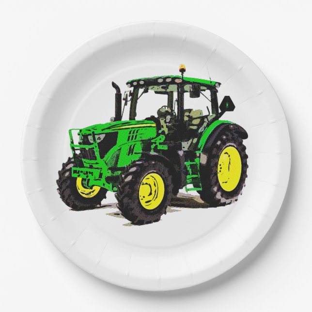 Papierplatte Pappteller (Vorderseite)