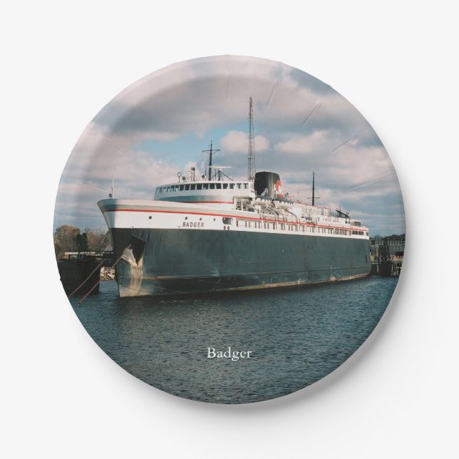 Papierplatte Pappteller (Vorderseite)