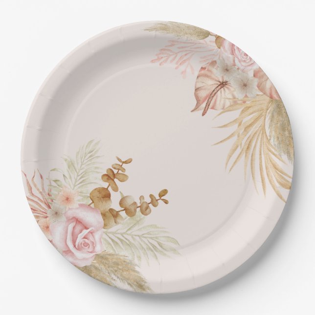 Papierplatte Pappteller (Vorderseite)