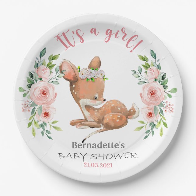 Papierplatte Pappteller (Vorderseite)