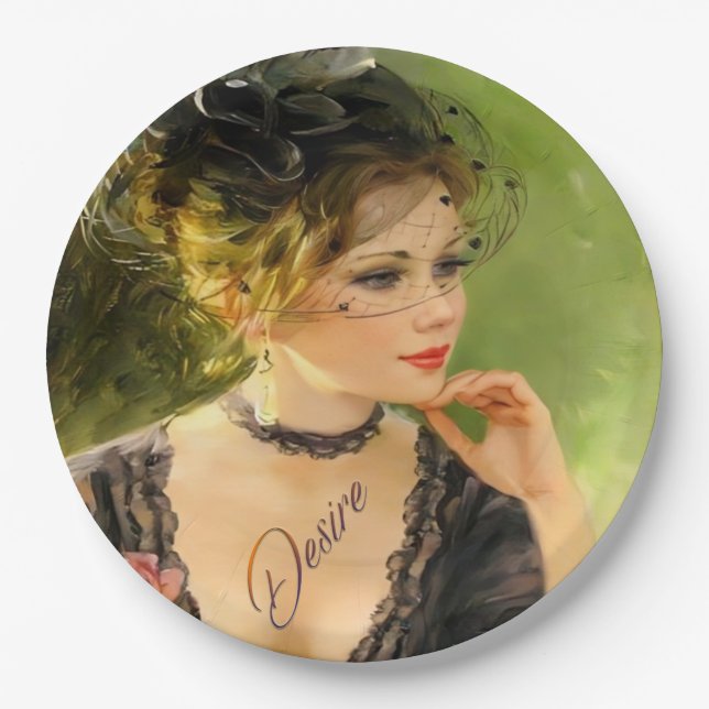 Papierplatte Pappteller (Vorderseite)