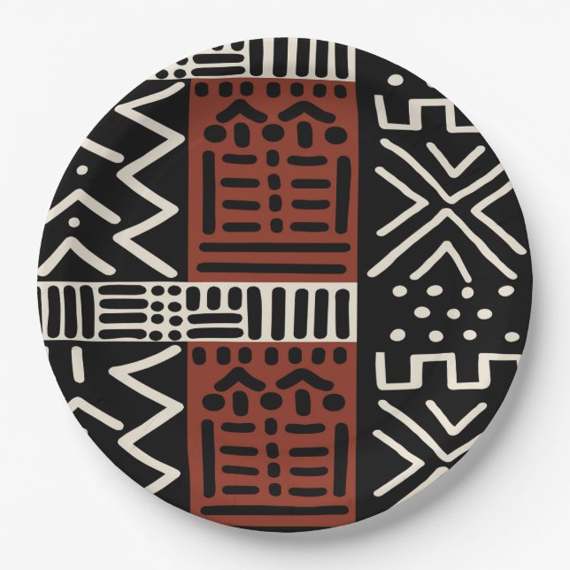 Papierplatte Pappteller (Vorderseite)