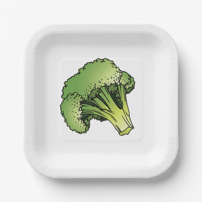 Papierplatte Pappteller (Vorderseite)