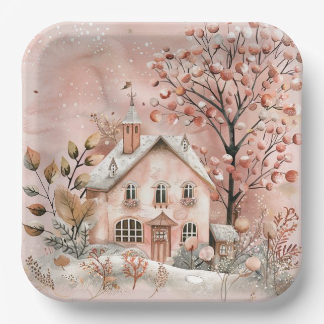 Papierplatte Pappteller (Vorderseite)