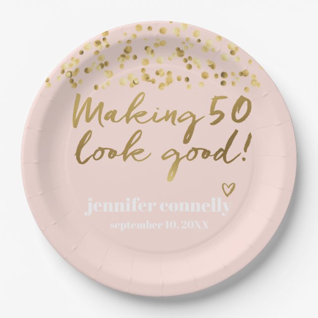 Papierplatte Pappteller (Vorderseite)