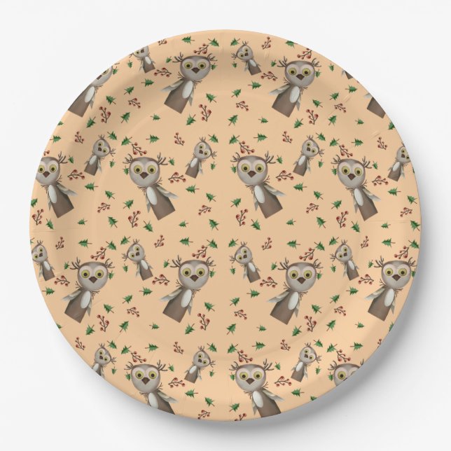 Papierplatte Pappteller (Vorderseite)