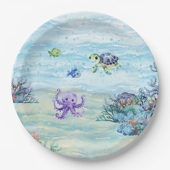 Papierplatte Pappteller (Vorderseite)