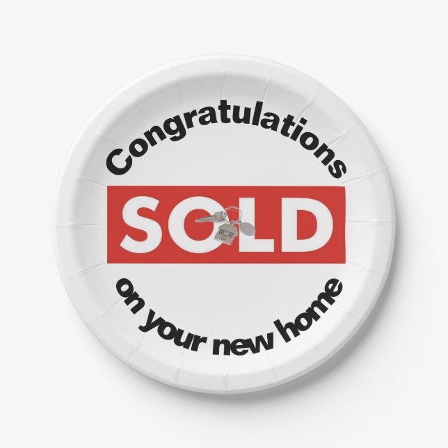 Papierplatte Pappteller (Vorderseite)