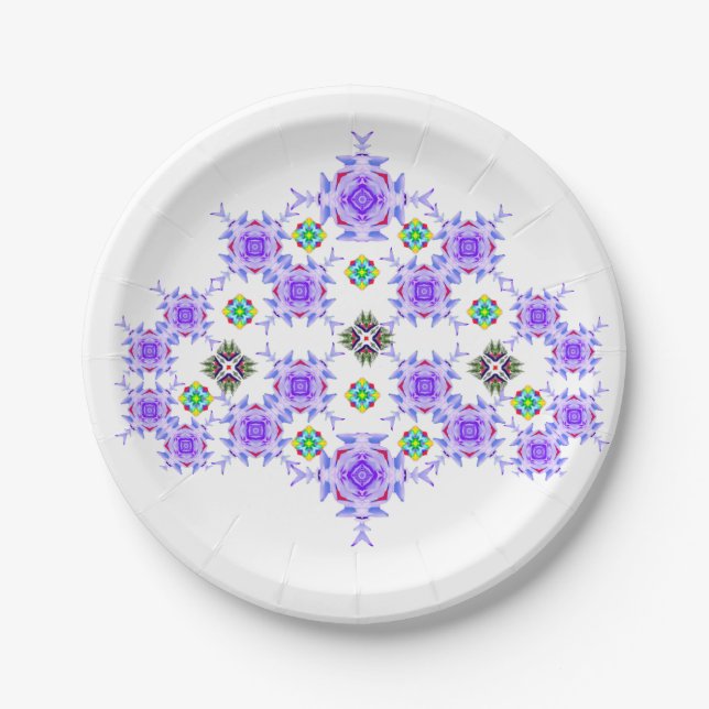 Papierplatte Pappteller (Vorderseite)