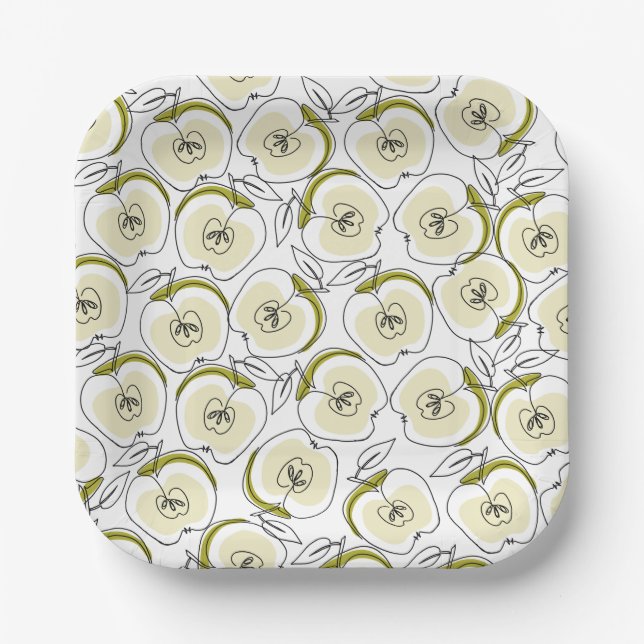 Papierplatte Pappteller (Vorderseite)