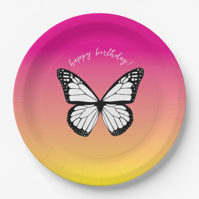 Papierplatte Pappteller (Vorderseite)