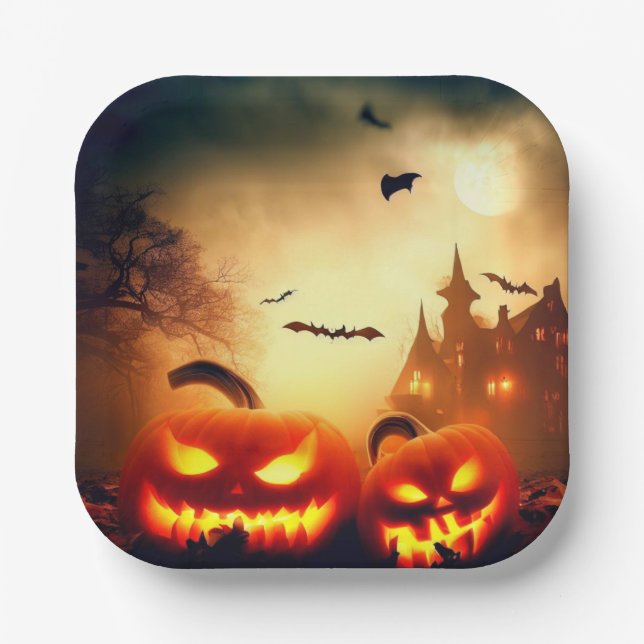 Papierplatte Pappteller (Vorderseite)