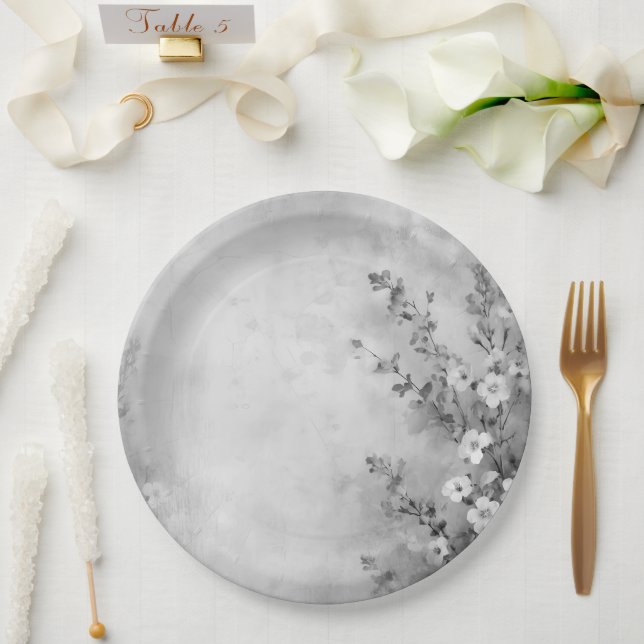 Papierplatte Pappteller (Hochzeit)