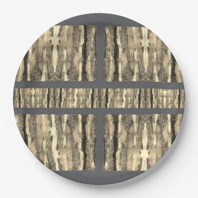 Papierplatte Pappteller (Vorderseite)