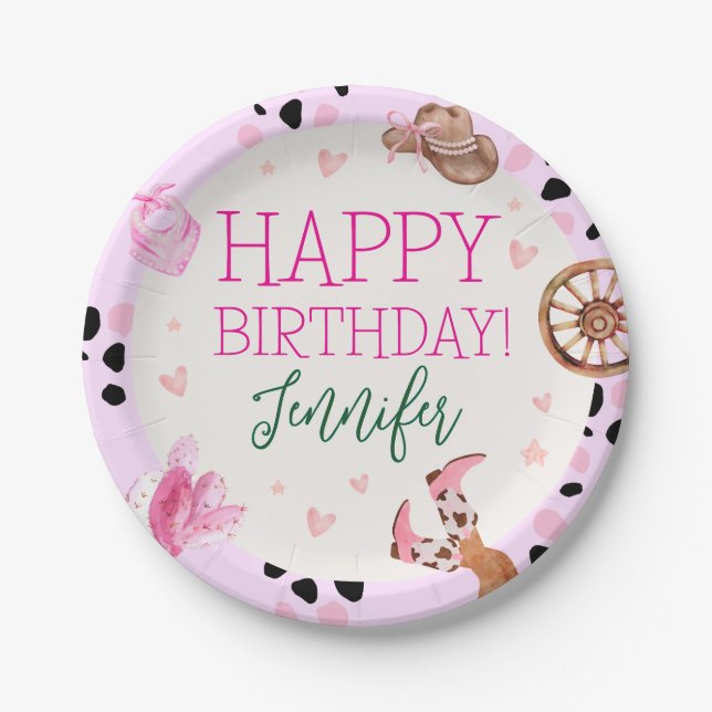 Papierplatte Pappteller (Vorderseite)