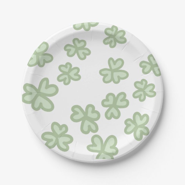 Papierplatte Pappteller (Vorderseite)