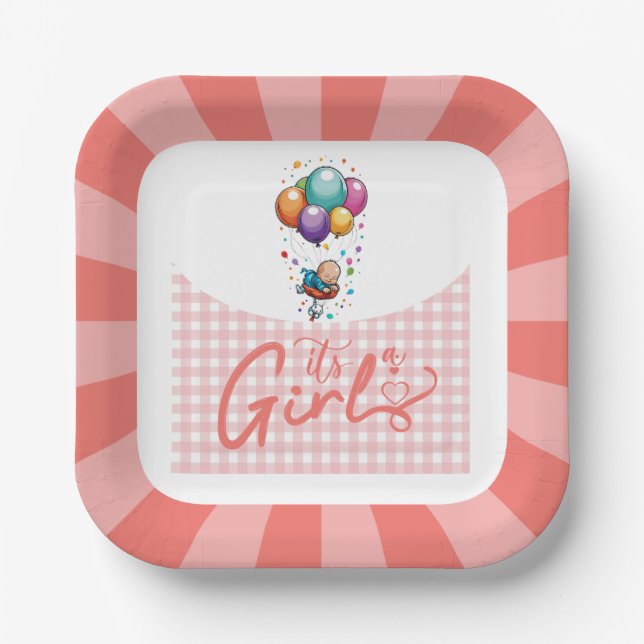 Papierplatte Pappteller (Vorderseite)