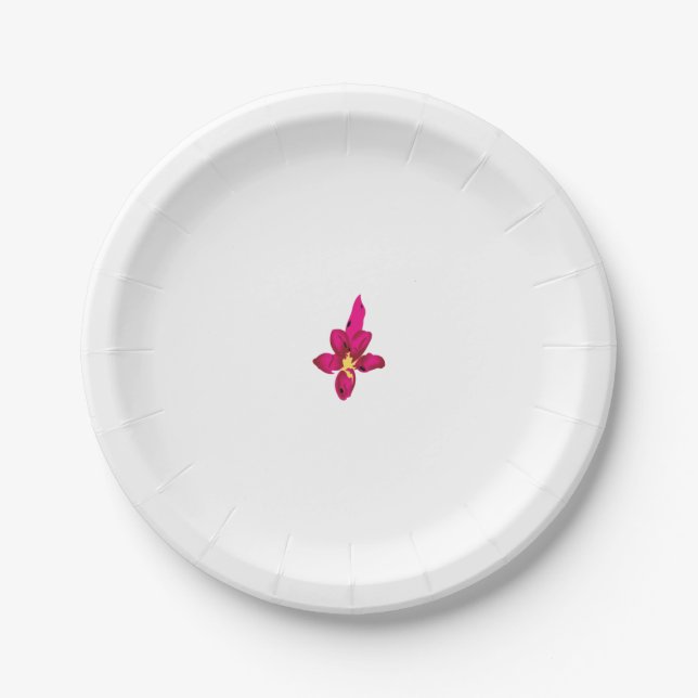 Papierplatte Pappteller (Vorderseite)