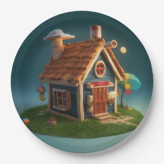 Papierplatte Pappteller