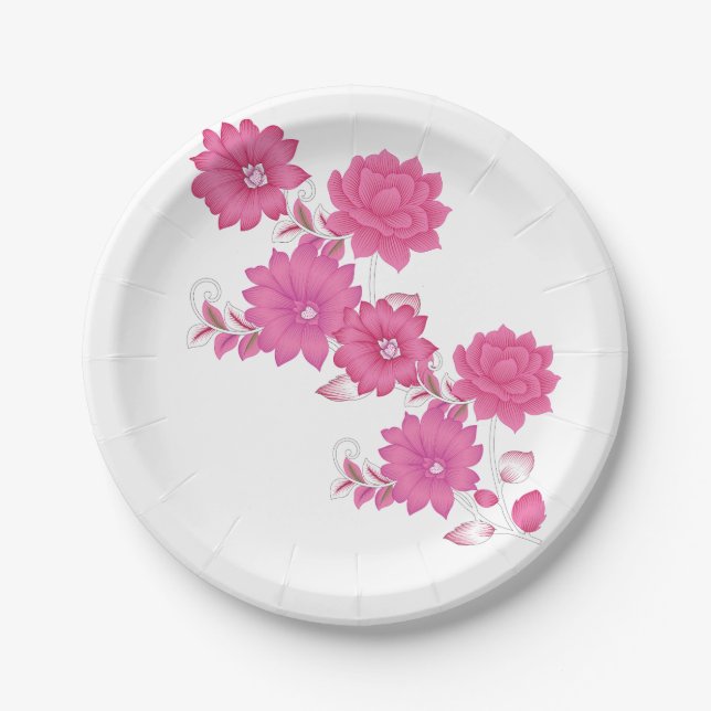Papierplatte Pappteller (Vorderseite)